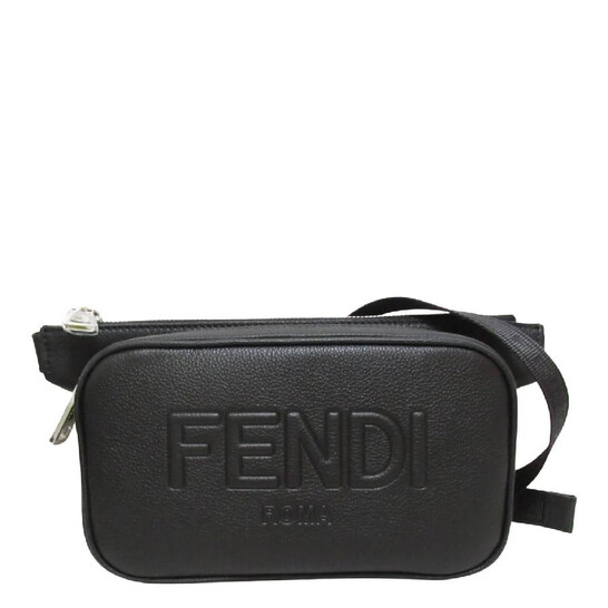 Fendi Embossed Logo Leather Belt Bag 7VA605-AMAC-F0GXN