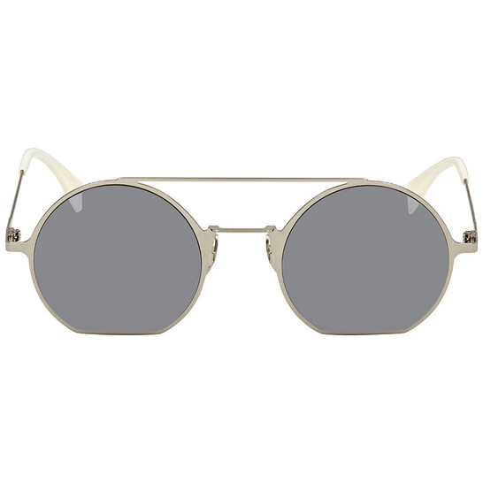 Fendi Eyeline Silver Mirror Round Ladies Sunglasses FF 0291  display picture 2