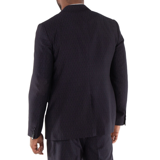 Fendi Ff Motif Long Sleeve Wool Jacket, Brand Size 50 (US Size 40) - 546x546 Image #3