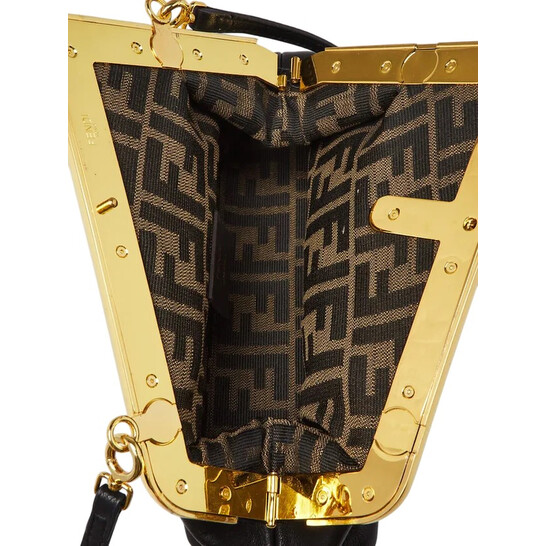 Fendi First Small Nappa Leather Clutch 8BP129-ABVE-F0KUR