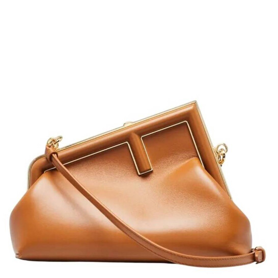 FENDI クラッチバッグ 8BP129 ABVE Fendi First Small Nappa Leather Clutch 8BP129-ABVE-F0NYJ