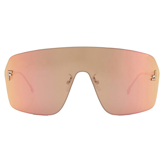 Fendi Gold Shield Ladies Sunglasses FE4121US 28G 00  display picture 3