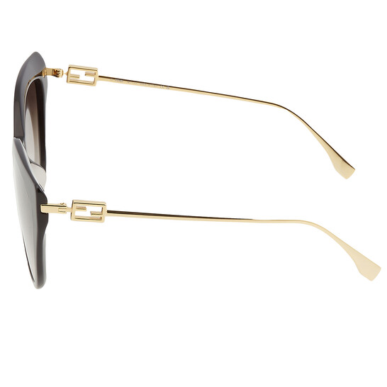 Fendi Gradient Brown Cat Eye Ladies Sunglasses FE40011U 01F  display picture 3