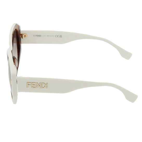 Fendi Gradient Brown Geometric Ladies Sunglasses FE40045I  display picture 3