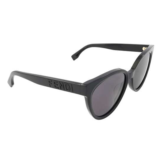 Fendi Grey Cat Eye Ladies Sunglasses FE40008U 01A 56  display picture 3