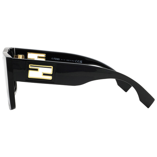 Fendi Grey Gradient Browline Ladies Sunglasses FE40124I 01B  display picture 3