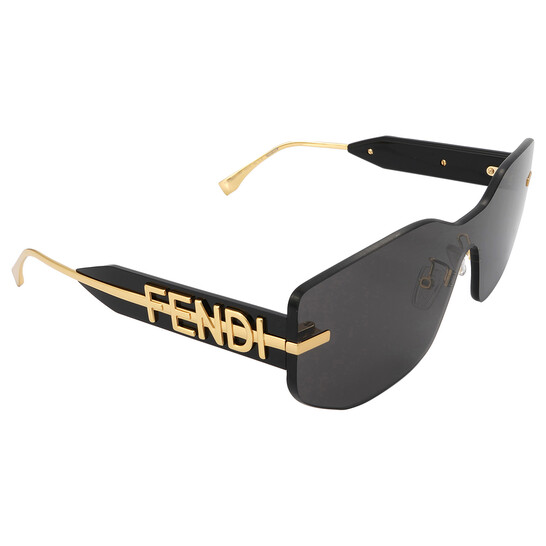 Fendi Grey Mask Unisex Sunglasses FE40066U 30A 00 