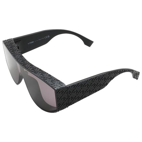 Fendi Grey Mirror Shield Unisex Sunglasses FE40128I 01A 138  display picture 1