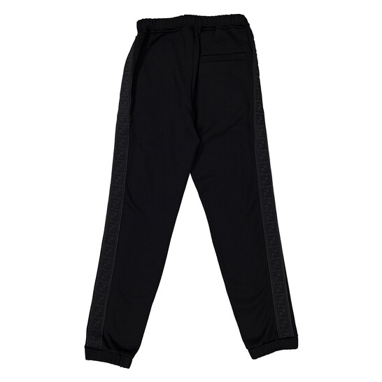 Fendi Logo Embossed Joggers, Brand Size 46 (US Size 30) FB0461