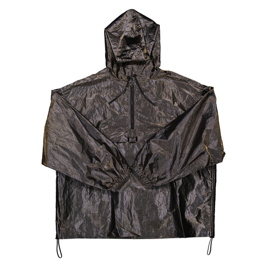 Fendi Men's Grey Pull-out Hood Oversized Wind Breaker Jacket