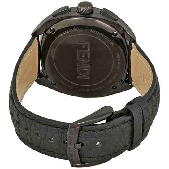 稀少 FENDI(フェンディ) Momento Bugs Chronograph Unisex Watch Fendi Quartz Black Dial Men's Watch Momento Bugs Momento