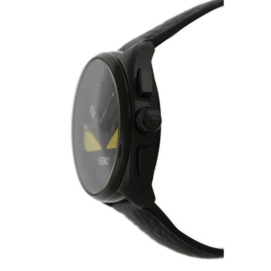 Fendi Quartz Black Dial Men's Watch Momento Bugs Momento Bugs