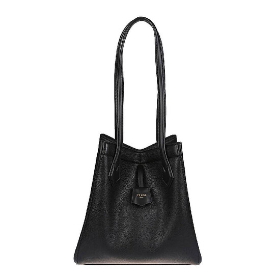【関税&送料込】Fendi Fendi Origami Medium Shoulder Bag In G FENDI Medium Origami Leather Shoulder Bag | Black | FARFETCH