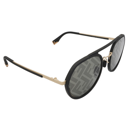 Fendi Pattern Pilot Men's Sunglasses FE40040U 02C 51