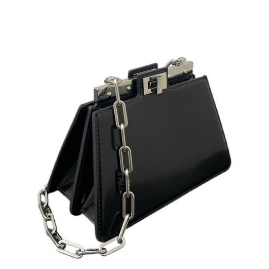 Fendi Peekaboo Chain-Link Handle Bag 8BN339-ANSC-F1JUW