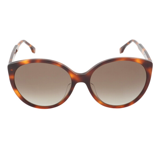 Fendi Polarized Brown Cat Eye Ladies Sunglasses FE40029U 53K
