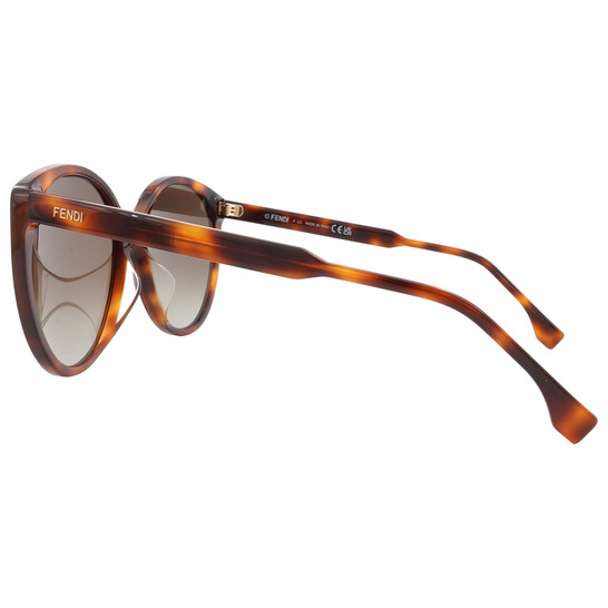 FENDIキャットアイ サングラス ブラウン フェンディ FENDI キャットアイ型 サングラス ブラウン eitm0033