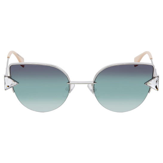 Fendi ff0242/s cat eye sunglasses Fendi FF 0242/S 000/FQ 52 Ladies Sunglasses main image 3