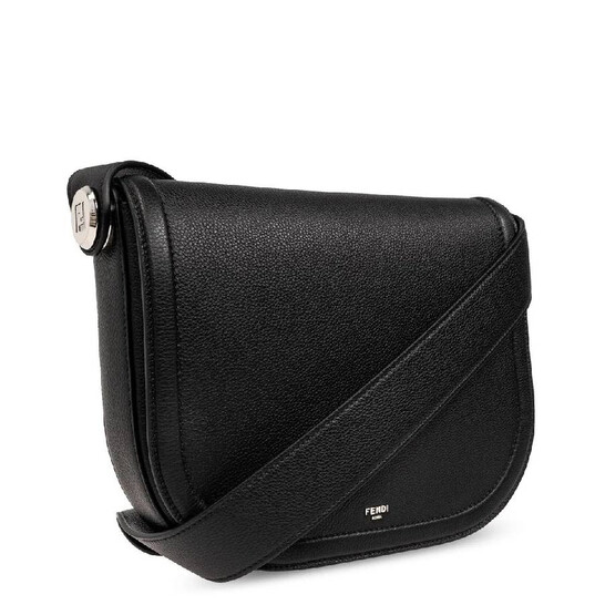 Fendi Roma Chiodo Leather Messenger Bag 7VA622-ARLU-F0GXN