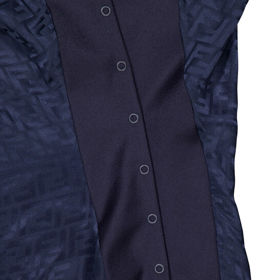 Fendi Silk Crepe Jacquard FF Motif Drape Dress, Brand Size 40 (US Size 4) Fendi Silk Crepe Jacquard FF Motif Drape Dress, Brand Size 40 (US Size 4) - 546x546 Image #7