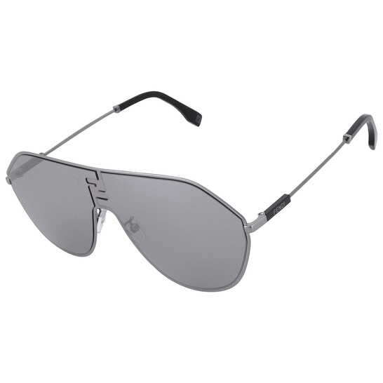 Fendi Smoke Mirror Pilot Unisex Sunglasses FE40080U 12C 65  display picture 1