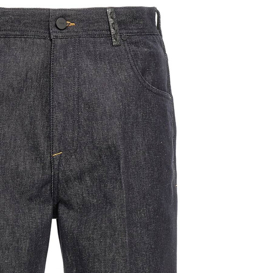 Fendi Straight-Cut Selleria Jeans, Waist Size 30" - 546x546 Image #3