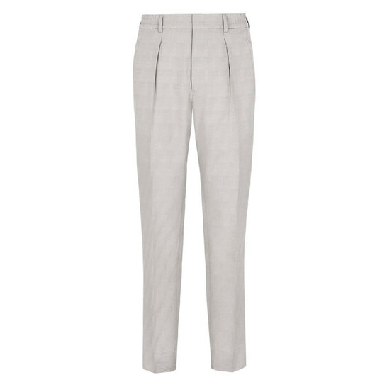 Fendi Straight-Leg Wool Blend Pants, Brand Size 52 (US Size 36