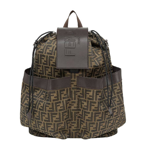 FENDI バックパック STRIKE MEDIUM 7VZ056 AG0M F19KW Fendi Strike Large FF Logo Jacquard Backpack 7VZ056-AG0M