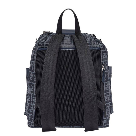 【FR】✦新品未使用✦ドールバックセット✨(全て開閉可能♪) Fendi Strike Medium FF Jacquard Backpack 7VZ070-AG0M-F1O97
