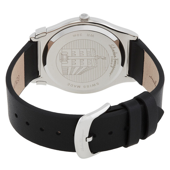 Ferragamo 1898 Slim Quartz Silver Dial Men's Watch SFPE00119