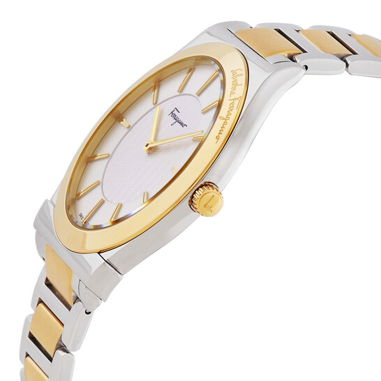 Ferragamo 1898 Slim Quartz Silver Dial Men's Watch SFPE00922
