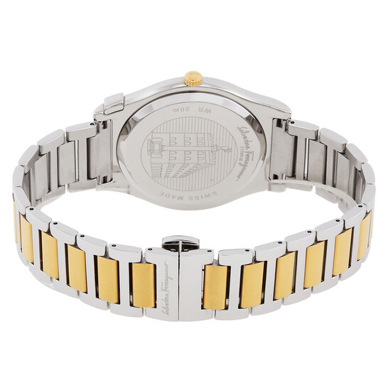 特価！Ferragamo メンズ 41mm Silver1898 Slim Watch Ferragamo 1898 Slim Quartz Silver Dial Men's Watch SFPE00922