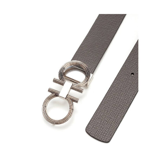 Ferragamo Adjustable Buckle Leather Belt, Size 115 cm 670264