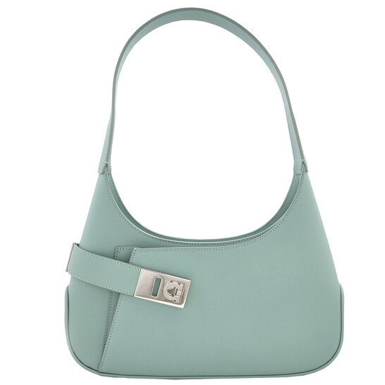 Ferragamo Archive Calfskin Leather Hobo Shoulder Bag in