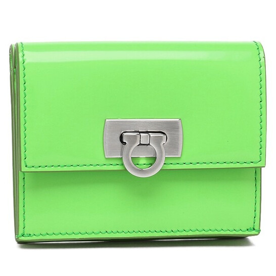 【FERRAGAMO】4CC Women's City Bi-Fold Wallet Ferragamo Vanity Plus Heart Bifold Wallet | Neiman Marcus