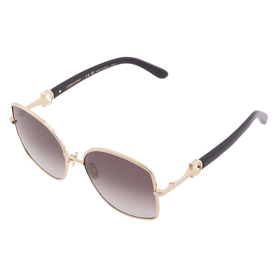 Ferragamo Blue Butterfly Ladies Sunglasses SF304SN 738 58  display picture 2