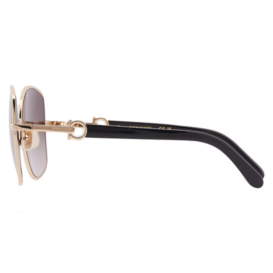 Salvatore Ferragamo Oversized Blue Butterfly Sunglasses w/ Case Ferragamo Blue Butterfly Ladies Sunglasses SF304SN 738 58  main image 2