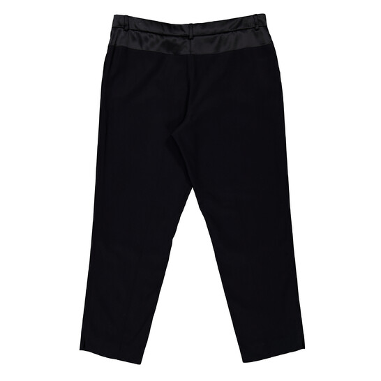 Ferragamo Cady Parte Opaca Tailored Trousers in Black, Brand Size 48 ( US Size 14 ) - 546x546 Image #3