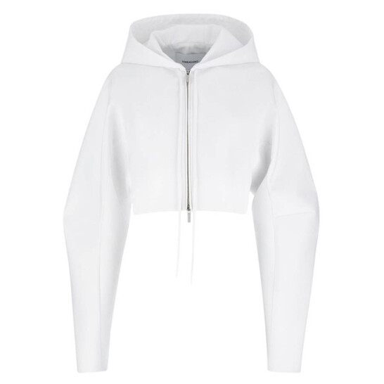 Ferragamo Cotton Faille Cropped Jacket, Brand Size 46 ( US Size 12 ) - 546x546