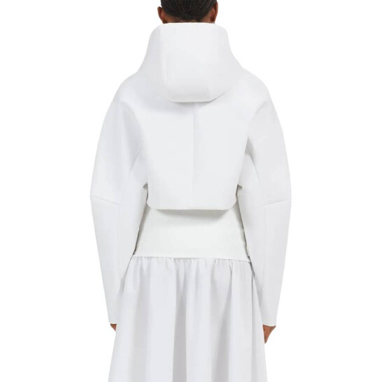 Ferragamo Cotton Faille Cropped Jacket, Brand Size 46 ( US Size 12 ) - 546x546 Image #3