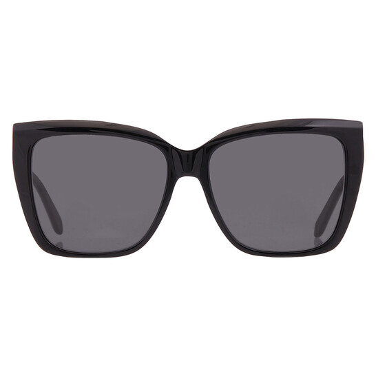 Ferragamo Dark Grey Cat Eye Ladies Sunglasses SF1102S 001 58