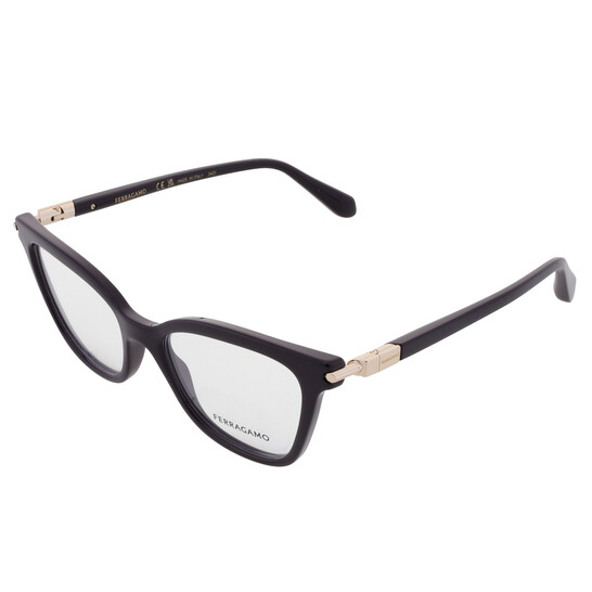 ギエムスアンチュオン  ☆GC06 FreeSpace DS100F Ferragamo Demo Cat Eye Ladies Eyeglasses SF2991 001 51