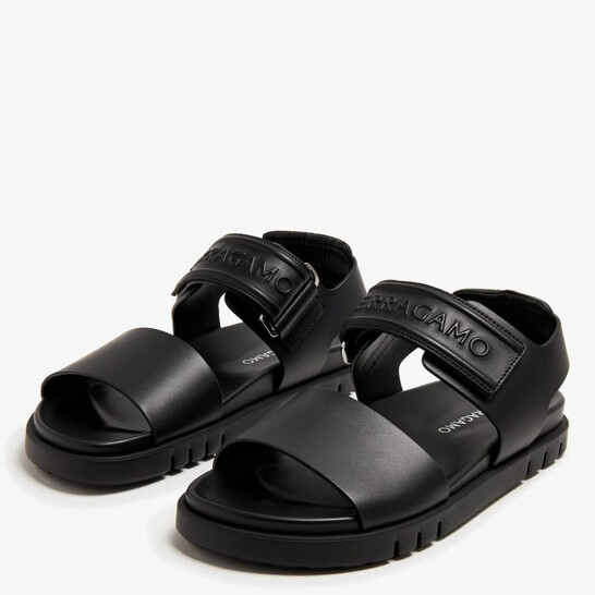 Ferragamo Double-Strap Sandals - NWT Ferragamo Double Strap Sandals, Size 8 027195 772590 - Shoes  main image 2