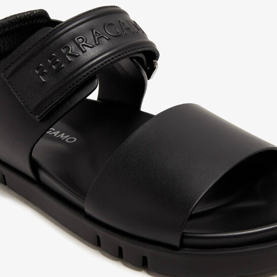 Ferragamo Double-Strap Sandals - NWT Ferragamo Double Strap Sandals, Size 8 027195 772590 - Shoes  main image 4