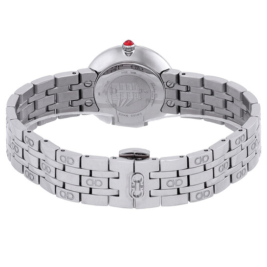 特価!Salvatore Ferragamo Silver Ferragamo Forever SFNL00520 Ferragamo Forever Quartz Silver Dial Ladies Watch SFNL00520