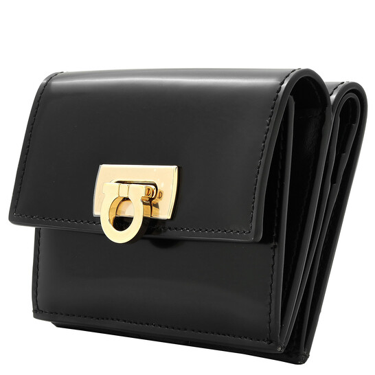 Ferragamo Gancini Clasp Wanda French Folding Wallet 220434 760658