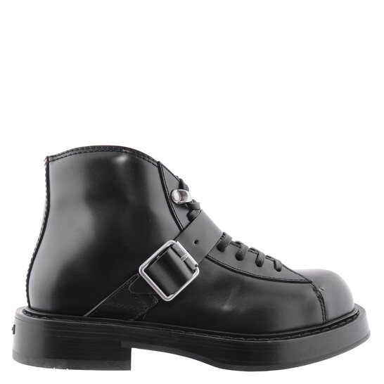 Ferragamo Gancini Ornament Ankle Boots, Size 7 022090 766303