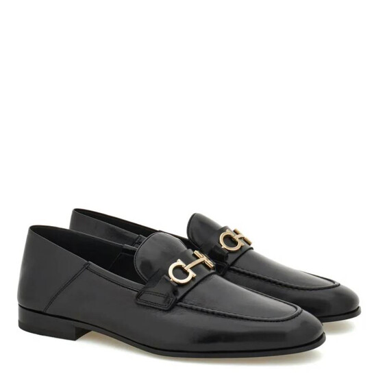 Ferragamo Gancini Ornament Hybrid Loafers, Size 7 029264  display picture 3