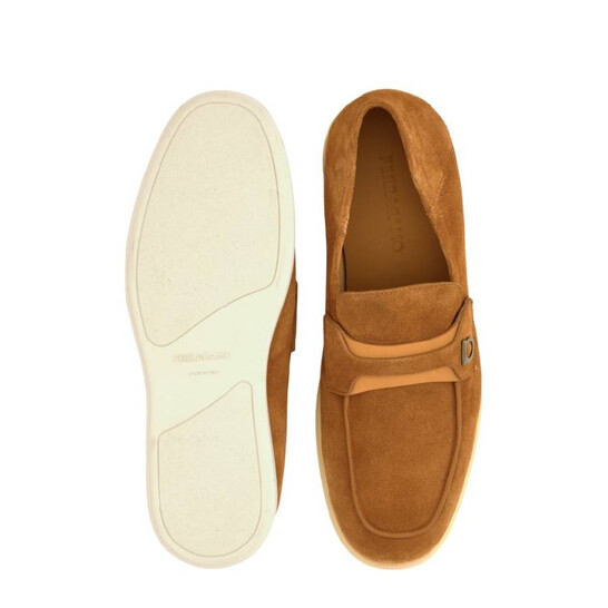 【FERRAGAMO】 Gancini Ornament Clogs 関税/送料込 Moccasin with Gancini ornament - Men | Ferragamo