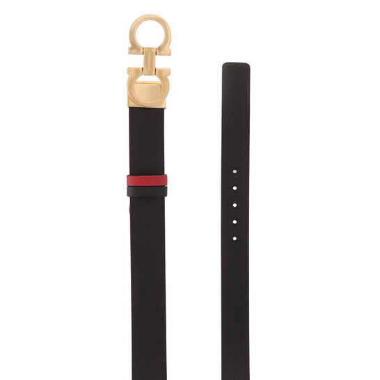 Ferragamo Gancini Reversible Leather Belt, Size 95 cm 23A565